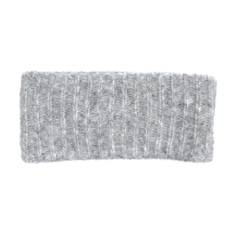 Gray Ribbed Alpaca Ear Warmer by SLATE + SALT