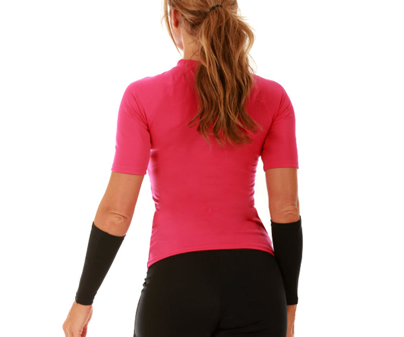 InstantFigure Activewear Compression Raglan Short Sleeve Top AWT025 by InstantFigure INC