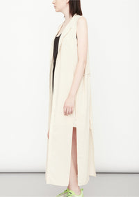 DRESS LONG SLEEVELESS - creme by BERENIK