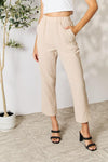 Full view of Double Take Pull-On Pants with Pockets