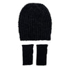 Black Loop Knit Alpaca Beanie by SLATE + SALT