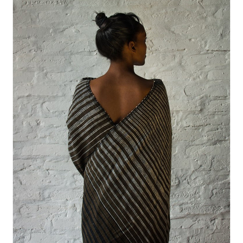 Ethiopia Handloom Wrap Scarf by SLATE + SALT