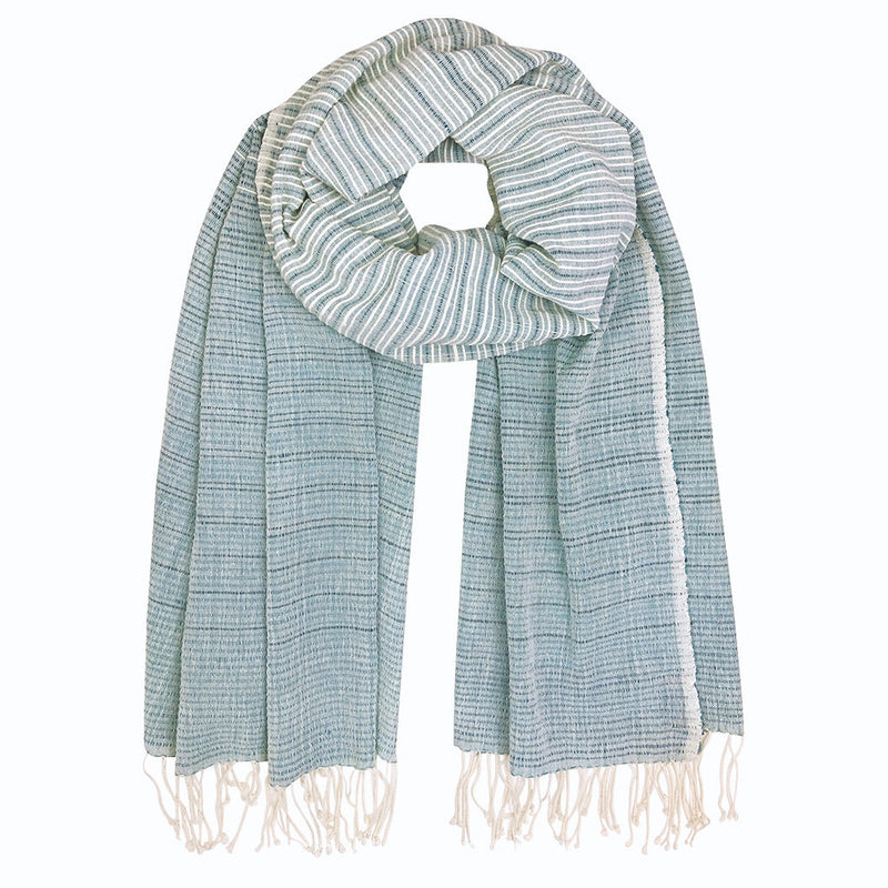 Ethiopia Handloom Wrap Scarf by SLATE + SALT