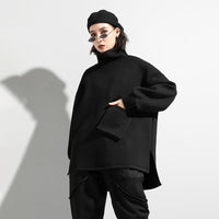 Tamaka Pocket Turtleneck Long Sleeve Shirt by Marigold Shadows