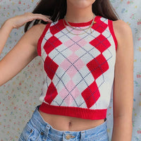 90s Vintage Vest Crop Tops by White Market