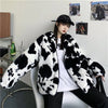 Rorschach Faux Fur Zip Up Hoodie by White Market