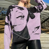 Mick Jagger Oversized Knit Sweater by White Market