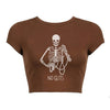 Assorted Skull Tees by White Market