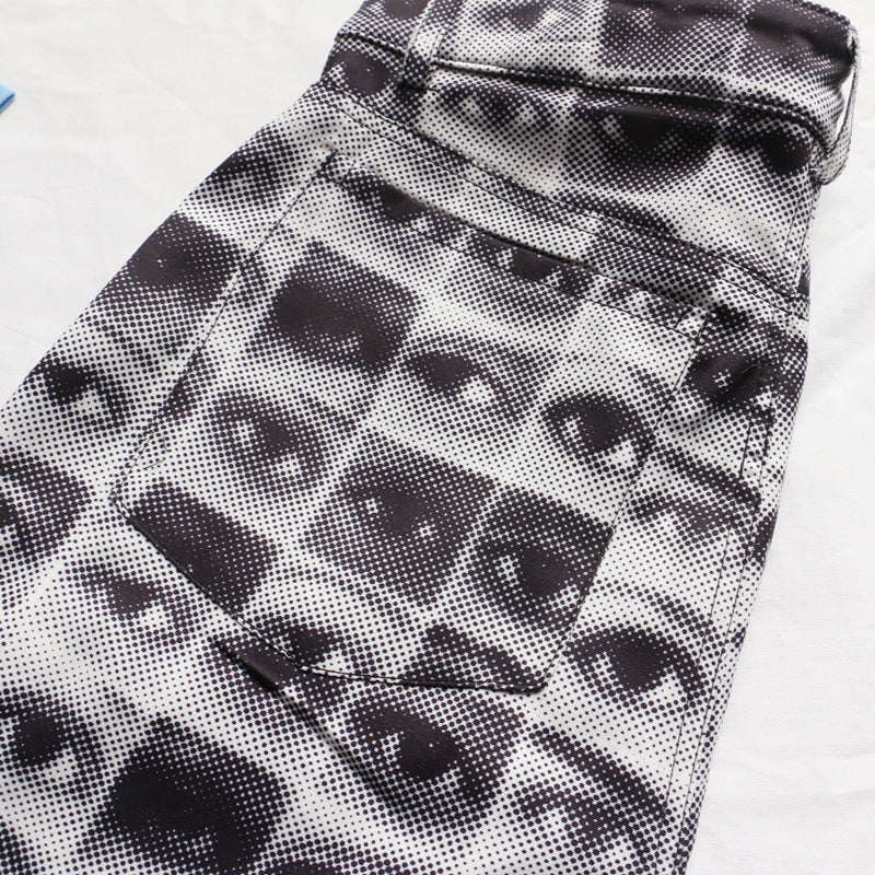 Zoom in view of "Eyes" Trousers