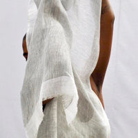 Gauze Linen Two Tone Scarf by SLATE + SALT